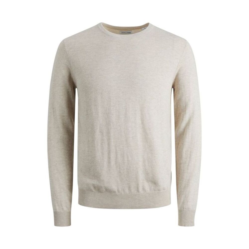 Jack Jones Beige Cotton Men's Sweatshirt